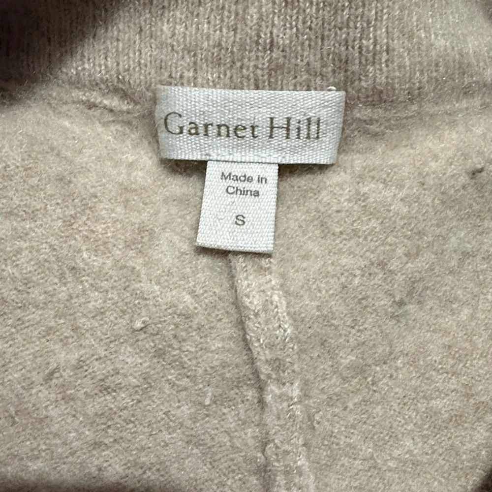GARNET HILL CASHMERE Women's PETITE Tan Wide-Leg Pants - Picture 6 of 8